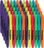 Dabo&Shobo Highlighters, 60 Bulk Pack Highlighter, Chisel Tip, Quick Drying by DaboShobo