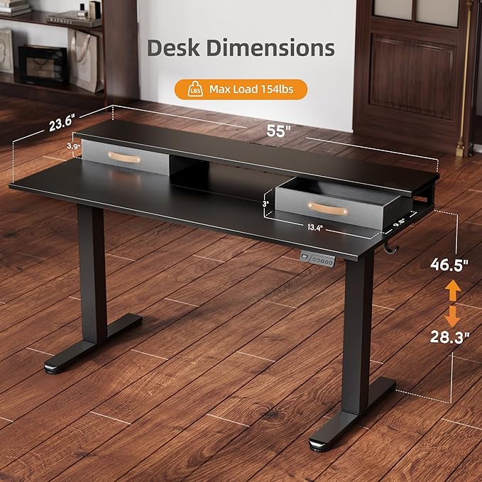 Claiks Electric Standing Desk - Image 3