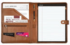 LEATHER VILLAGE Portfolio Professional Organizer – Carbon Fiber Genuine Leather - Image 4