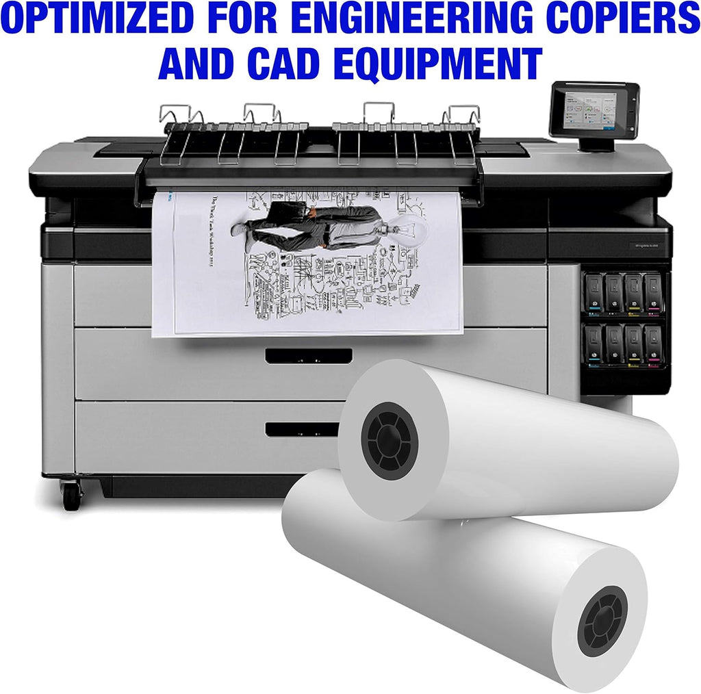 Alliance Wide Format Paper Bond Engineering Rolls (2 Rolls, 36 In x 500 Ft)