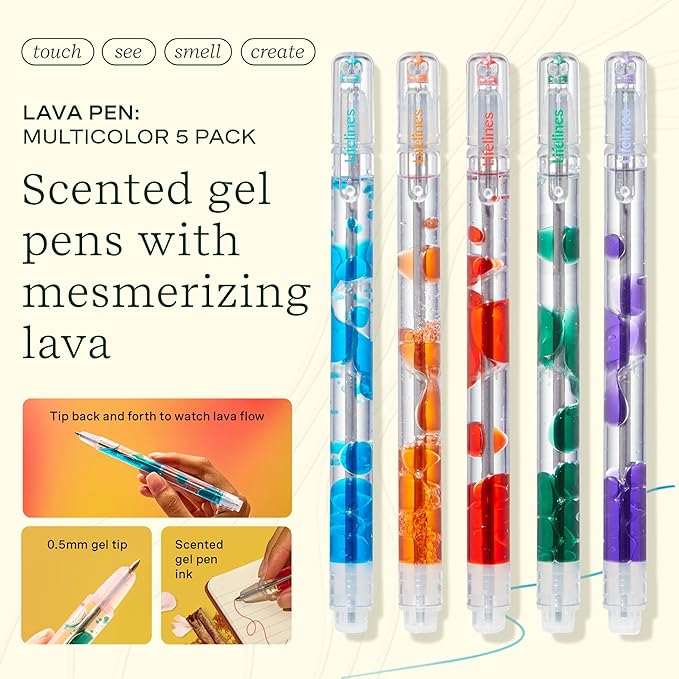Lifelines Scented Lava Gel Pen Set - Image 2
