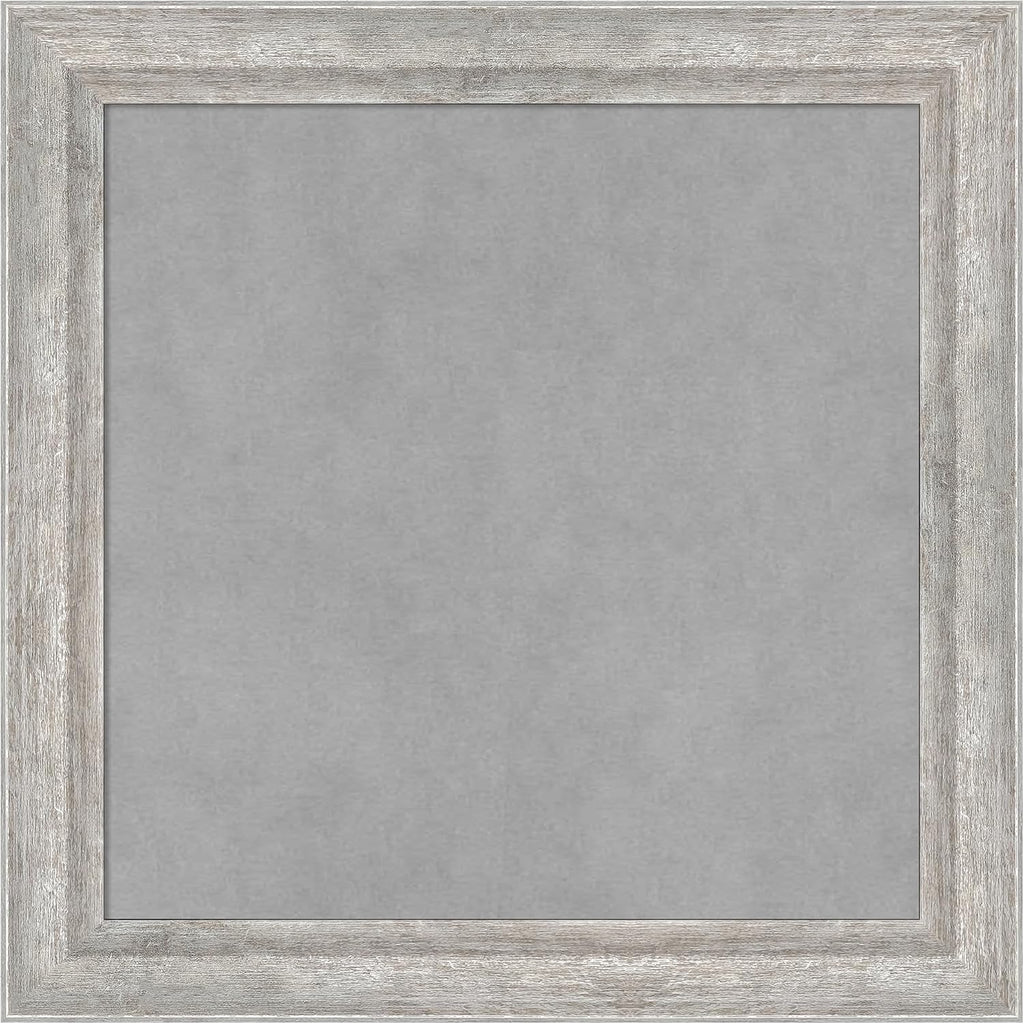 Amanti Art Silver Framed Magnetic Board 19x19 Small Vision Board