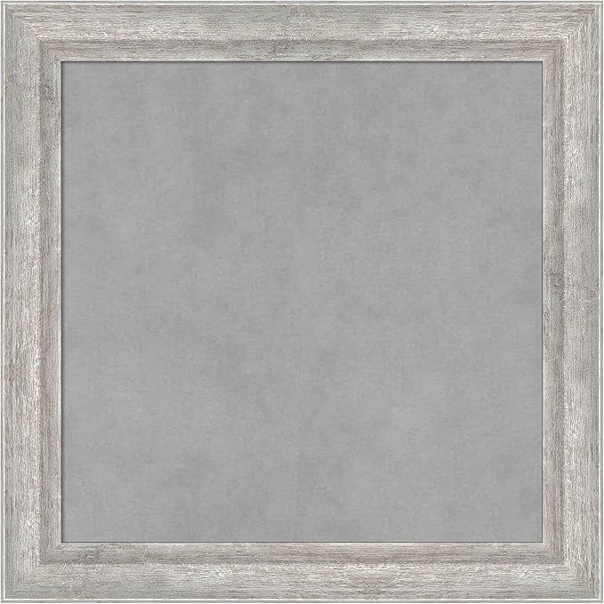 Amanti Art Silver Framed Magnetic Board 19x19 Small Vision Board by AmantiArt