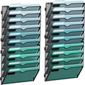 SUPEASY 10-Tier Wall File Organizer, Hanging Wall Files