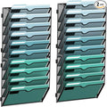 SUPEASY 10-Tier Wall File Organizer, Hanging Wall Files by SUPEASY