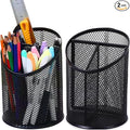 MINDEPOT 2 Pack Mesh Pencil Holder Pen Cup by MINDEPOT