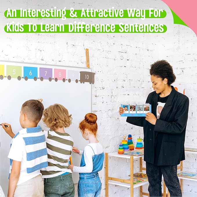 Sentence Flip Charts, 80 Double Sided Cards 40 Sentences, Learn Parts of Speech - Image 7