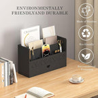 Bamboo Mail Organizer Countertop Desktop - Image 4