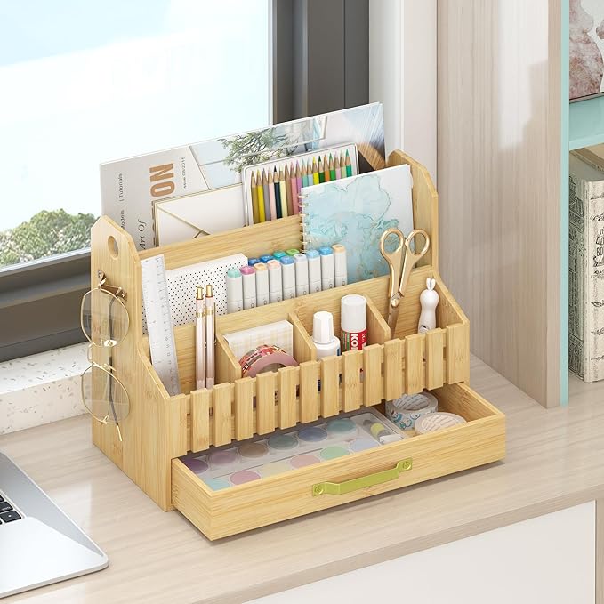 Bamboo Mail Organizer Countertop - Image 6