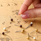 WILLBOND 500 Pack Map Push Pins Map Tacks Small Round Head Push Pins Thumb Tacks - Image 4