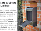 NACH Locking Mailbox, 16 x 4.5 x 10 inch, Waterproof Mailbox Wall Mount - Image 5