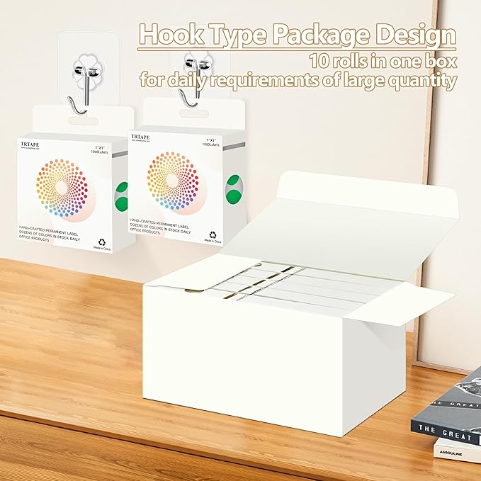 Green 1 Inch Round Color Coding Dot Labels, 10 Rolls 10000 Dot Stickers in - Image 4