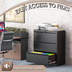mysteeldepot 3 Drawer Lateral File Cabinet - Image 6