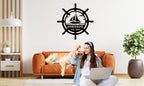 Coastal Metal Boat Anchor Sign, Metal Wall Art Decor, Nautical Outdoor Indoor - Image 5
