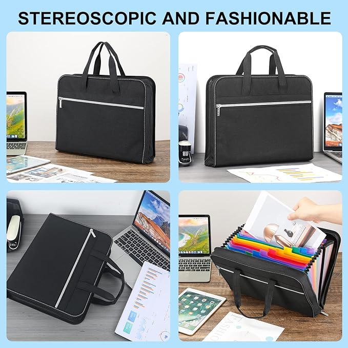SEEKIND Heavy Duty Accordian File Organizer - Image 7
