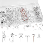 290 Pcs Push Pins, 6 Style Thumb Tacks Set by Unknown