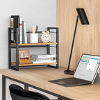 ART-GIFTREE Office Desk Shelf Organizer, Wood Desktop Bookshelf Supplies - Image 5