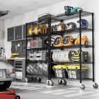 M MZG 5-Shelf Storage Shelves, Wire Shelving Heavy Duty Metal Storage Shelving - Image 6