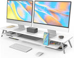 Fenge Dual Monitor Stand, Monitor Stands Riser by Fenge