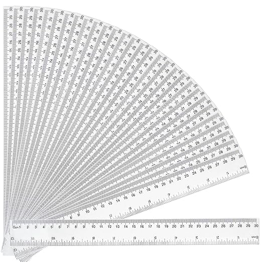 30 Packs Clear Plastic Ruler 12 Inch - Image 4