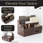 BLU MONACO | Wooden Mail Organizer - Image 3