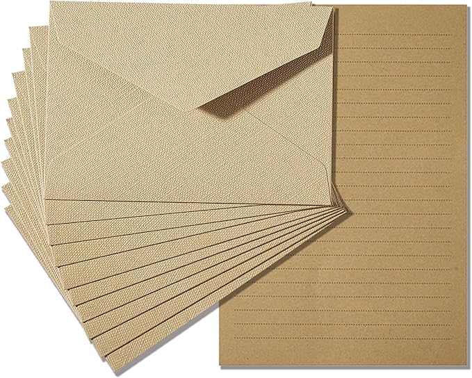 Tuhangcc Stationery Writing Paper and Envelopes Set by Tuhangcc