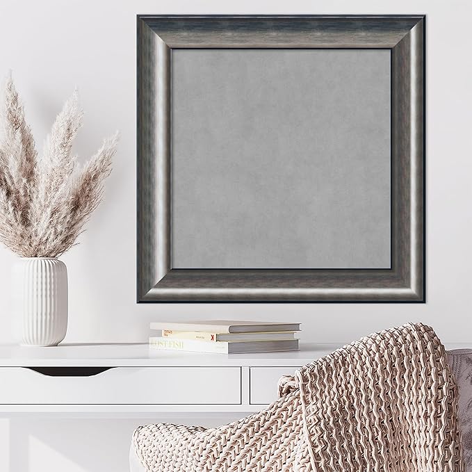 Amanti Art Silver Framed Magnetic Board 26x26 Medium Vision Board - Image 4
