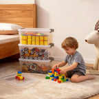 Citylife 6 Packs 17 QT Plastic Storage Bins - Image 5