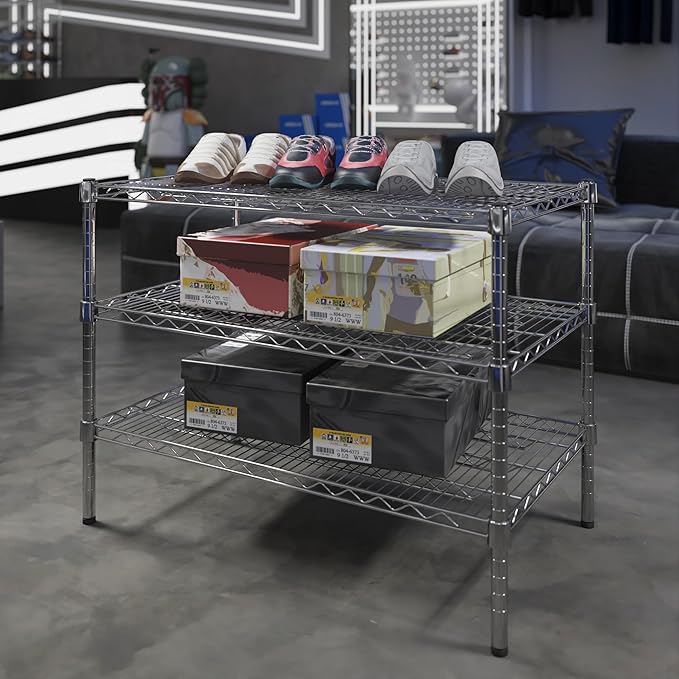 Regal Altair 21" Deep x 36" Wide x 27" Height Wire Shelving Kit | 3-Tier | NSF - Image 2