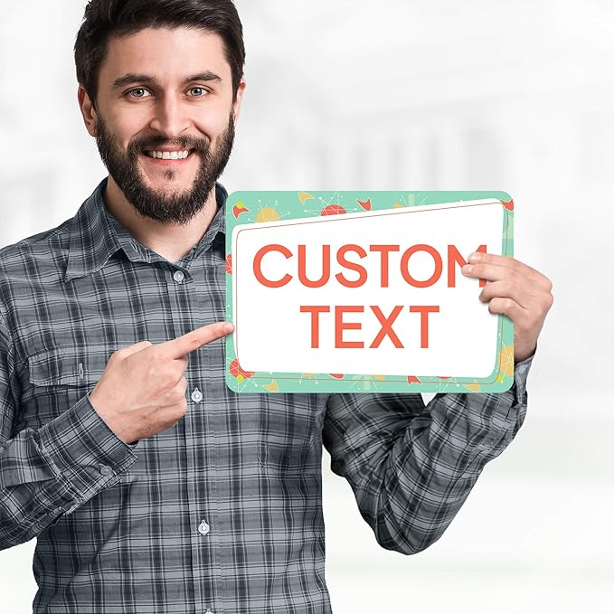 Custom Sign, Custom Street Sign, 11 Font Colors, 13 Font Styles, 4 Hole Options - Image 2