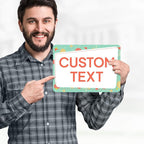 Custom Sign, Custom Street Sign, 11 Font Colors, 13 Font Styles, 4 Hole Options - Image 2