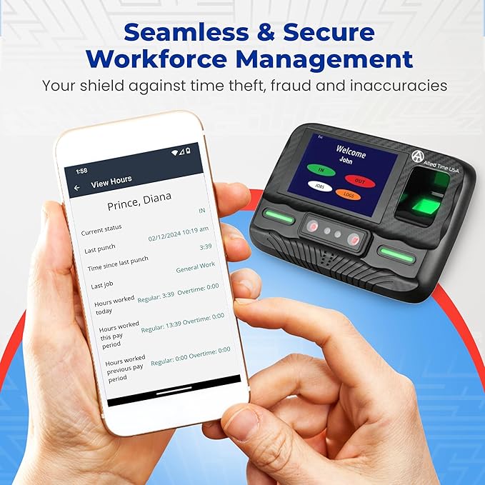 Biometric Time Clock for Employees Attendance - Image 7