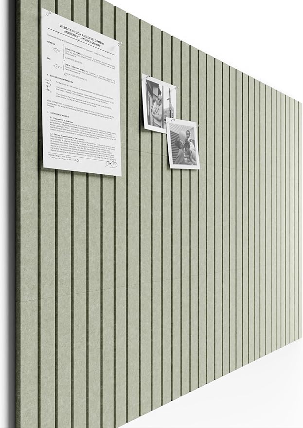 Bumusty Large Cork Board Alternative-47 x35 Felt Bulletin Board Tiles, by Bumusty