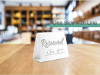 20 Pack Modern Reserved Table Sign - Image 5