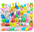 Gomimeor 65 Pcs Animal Erasers for Kids, Pencil Erasers Bulk, Cute Animal by GOMIMEOR