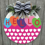 Wood front door sign Wood sign Home decor Welcome sign Sign - Image 2