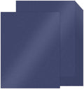 Navy Blue Shimmer Cardstock 8.5 x 11 Navy Blue Paper, Goefun 24 Sheets 80lb by Goefun