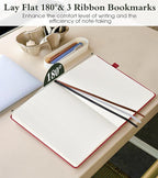 PAIBAS Graph Notebook for Women Men, 160 Pages Grid Paper, Graphing Notebooks - Image 5