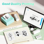 54mmx3.2m Sticker Paper, 3 Rolls Sticker Paper for Printer, White | High Quality, No BPA or BPS, Self-Adhesive, Compatible with PM290 Sticker Printer Machine, Thermal Paper for Journal Study
