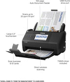 Epson Workforce ES-580W Wireless Color Duplex Desktop Document Scanner - Image 3