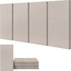 UMIACOUSTICS 4 PCS Acoustic Panels, 2“ Thick 23.6" x 11.8" Fiberglass Sound by UMIACOUSTIC