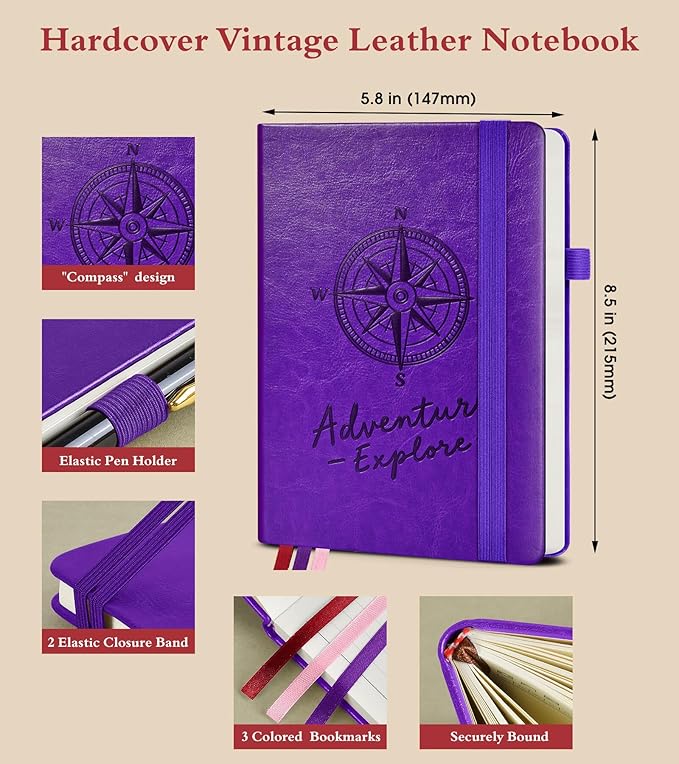 PAIBAS Graph Notebook for Women Men, 160 Pages Grid Paper, Graphing Notebooks - Image 2