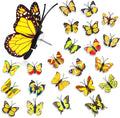 50Packs Decorative Thumb Tacks Butterfly Push Pins Yellow Thumbtacks Cute by GOOZADA
