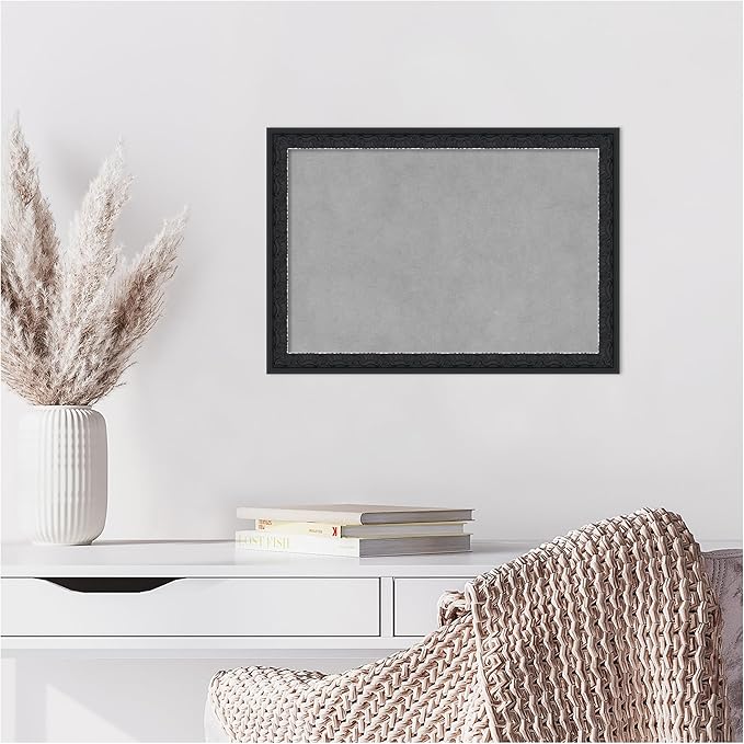 Amanti Art Black Framed Magnetic Board 14x20 Small Vision Board - Image 7