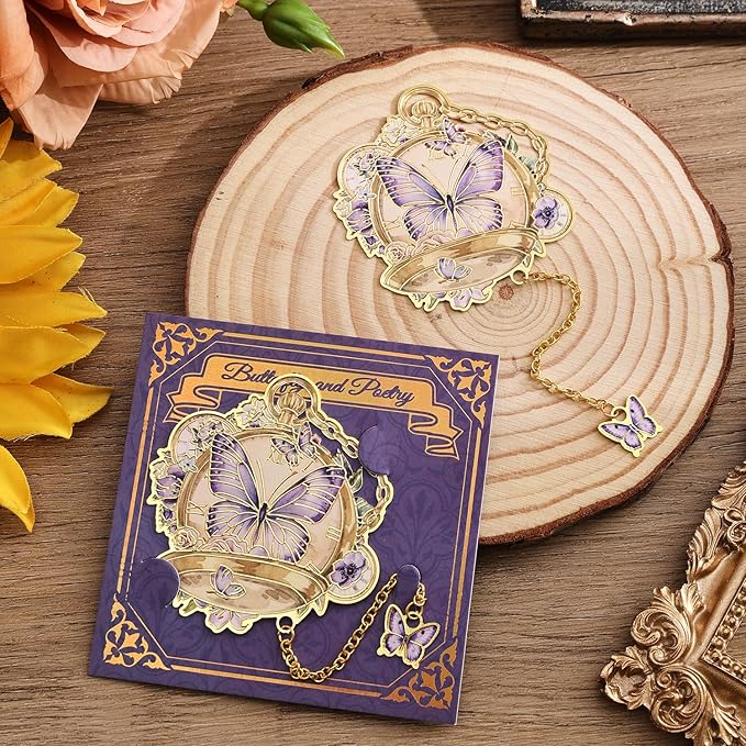 Metal Butterfly Bookmarks for Women - Image 9