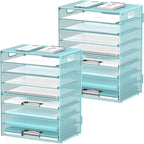 DALTACK 9-Tier Paper Letter Tray Desk Organizer by DALTACK