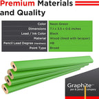GRAPHITE Hard Lead Carpenter Pencil #2 Lumber Pencil Pack of 12 PCS - Image 2