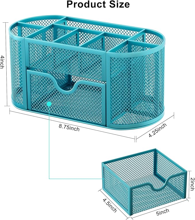 EasyPAG Mesh Pen Holder Desk Organizer - Image 8