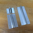 10 Pack 6" Length Aluminum Corridor Sign Holder, 1/8" Substrate, Corridor Mount - Image 6