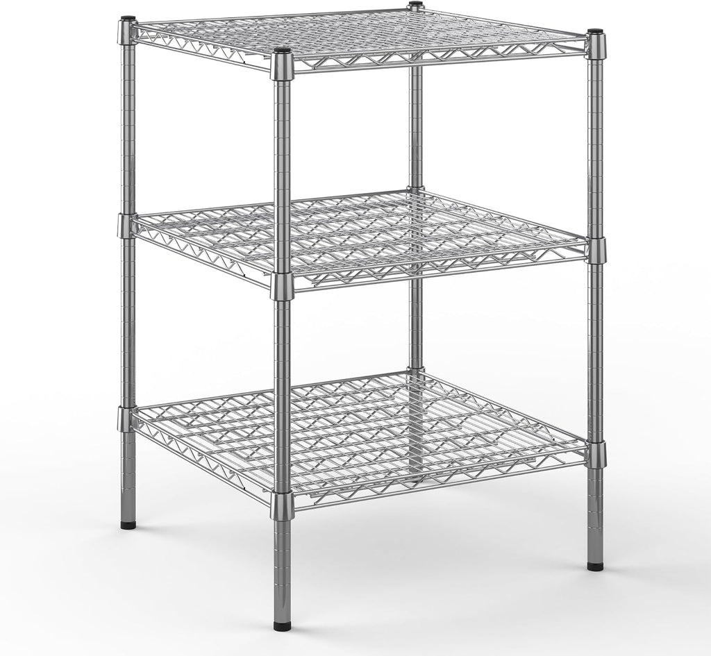 Regal Altair 24" Deep x 24" Wide x 34" Height Wire Shelving Kit | 3-Tier | NSF